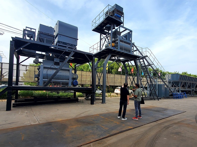 YHZS25移动式混凝土搅拌站